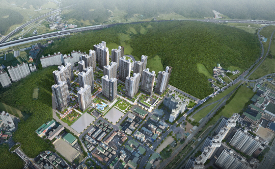 '고양 더샵포레나' 조감도. [포스코이앤씨 제공]